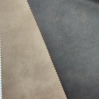 Cuir synthétique PU avec support en viscose, populaire pour les vêtements de mode