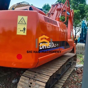 รถขุดตีนตะขาบ DOOSAN DH150 มือสองสภาพเหมือนใหม่ ขนาด 15 ตัน สำหรับโครงการก่อสร้างขนาดใหญ่ พร้อมเครื่องยนต์ เกียร์ ปั๊ม กำลัง 71 กิโลวัตต์ - Product Image 2