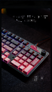 คีย์บอร์ดเมมเบรนกันน้ำแบบกลไก <span class=keywords><strong>98</strong></span> ปุ่ม RGB Backlit Hot-Swap ถอดประกอบได้ ปรับเอียงได้ ปรับแต่งได้ พร้อมปุ่มควบคุมแบบมีสาย สำหรับเล่นเกม - Product Image 5