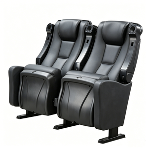 Chaise <span class=keywords><strong>de</strong></span> <span class=keywords><strong>théâtre</strong></span> pliable commerciale - Revêtement en tissu, pieds en acier, design moderne, écologique, durable pour <span class=keywords><strong>les</strong></span> écoles, <span class=keywords><strong>les</strong></span> églises, <span class=keywords><strong>les</strong></span> hôtels - Product Image 2