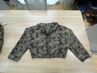 Veste cargo camouflage pour homme OEM ODM, veste de travail tactique à capuche à imprimé abstrait, manteau d'extérieur imprimé, veste camouflage pour homme