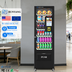 ตู้จำหน่ายสินค้าอัตโนมัติ RUNYANG แบบสั่งทำพิเศษสำหรับกลางแจ้ง พร้อมหน้าจอสัมผัส รองรับอาหารและเครื่องดื่มอัจฉริยะ - Product Image 1