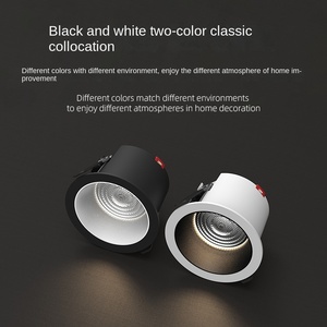 Luz LED Empotrable de Techo, 18W 20W, Aluminio, para Hogar y Oficina, 90lm/w, 3000K-6000K, Negro - Product Image 6