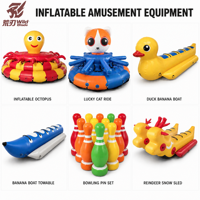 Ballon gonflable de neige Wild Blade Snow Série God Wealth Snow Ride, diamètre 3-5m, 6-20 personnes, résistant au froid, PVC 0.9mm, fond double couche