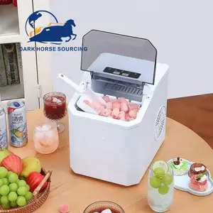 Electric Automatic Countertop Home Ice Tube Maker Machine Small Instant Bullet Ice Maker Machine