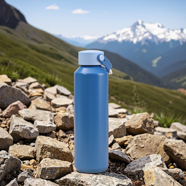 Hot Sale BPA Free Aluminum Bottle Metal Sports Bottle Light Bottle Outdoor Drink Bottle with Carrying Handle