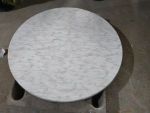 Mesa de comedor de madera extensible muebles de comedor dormitorio de hotel comedor exterior mármol blanco - Product Image 3