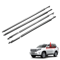 TNG Chrome porte moulage fenêtre coupe-froid 75712-60090 75711-60090 75721-60090 75722-60090 pour TOYOTA PRADO FJ150 LEXUS GX460
