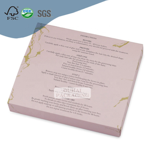 กล่องกระดาษสีชมพูลิ้นชักแบบเลื่อนบรรจุภัณฑ์ขนตาปลอมรองรับการปรับแต่งโลโก้แบรนด์ของคุณด้วยกระดาษแข็ง350กรัม - Product Image 3