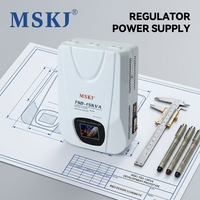 MSKJ 15kVA Régulateur de tension monophasé mural avec relais AVR 140-250V vers 220V