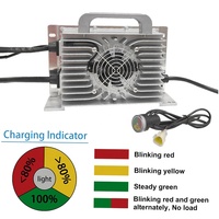 Chargeur de batterie étanche Longrun Q2-2000 72V 25A Chargeur rapide LTO LiFePO4 48V 35A Haute efficacité JK BMS 16S 24S CE FCC