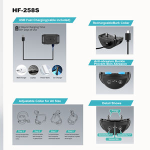 Rechargeable étanche automatique chien formateur rapide son et Vibration aboiement bouchon Instrument vétérinaire - Product Image 6