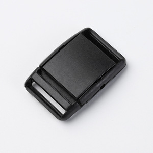 Hebilla de plástico ajustable de 20 mm, color negro, para piezas de mochilas y equipaje - Product Image 2