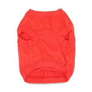 Ropa de algodón para mascotas de primavera y verano más vendida, chaleco para perros multicolor y de color liso - Product Image 3