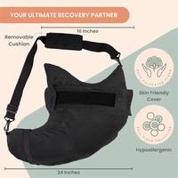Coussin d'épaule portable et réglable pour la récupération post-chirurgicale, idéal pour les voyages en voiture et les longs trajets