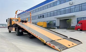 Camion de dépannage diesel HOWO 4t à plateau plat, manuel 4x2, avec remorque de dépannage et de sauvetage, neuf - Product Image 5