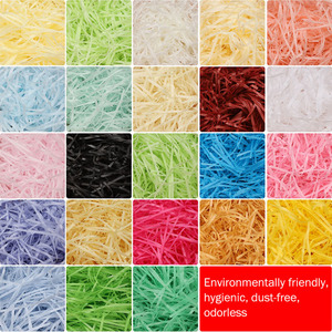 กระดาษฝอยราฟเฟอร์100กรัม/แพ็คบรรจุไก่รังหญ้ากล่อง<span class=keywords><strong>ขนม</strong></span>แต่งงานทำมือสบู่เต็มไปด้วยเกล็ดกระดาษสี - Product Image 2