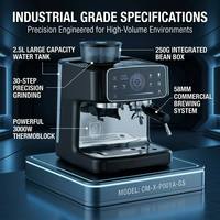 Machine à expresso semi-automatique E61, système manuel, personnalisable, 20 bars, éco-responsable, best-seller commercial