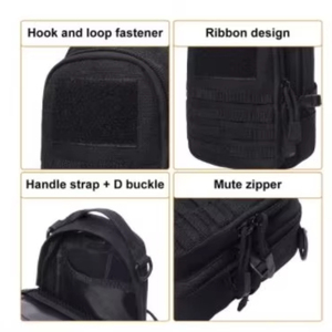 Pochette tactique Molle EDC pour usine certifiée BSCI, sacoche utilitaire extérieure, support de téléphone, accessoires, pochettes de ceinture, kit de camping et randonnée - Product Image 1