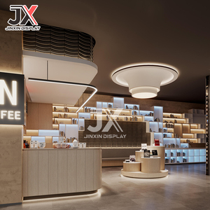 Bancone Bar Moderno con Illuminazione LED Personalizzato per Ristoranti, Design per Centri Commerciali, Vetrina Espositiva per Caffetterie e Negozi al Dettaglio - Product Image 5