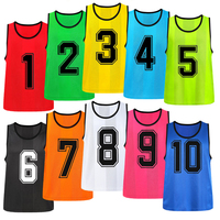 Chaleco de Entrenamiento de Fútbol y Baloncesto para Adultos, Personalizado con Estampado, 100% Poliéster Transpirable, Unisex, para Competencia y Formación de Equipos