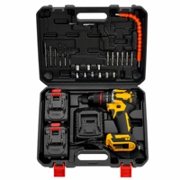 Ensemble perceuse-visseuse 21V Snappy Spec Precision Assembly avec 2 batteries, chargeur et porte-embouts pour travaux d'étagères de cuisine