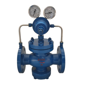 Válvula Reductora de Pistón Piloto de Oxígeno de Acero al Carbono ANSI150lbs DN50 para Gas - Product Image 1