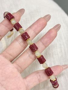 UM Jewelry <b>Copper</b> Fashionable and Delicate Beaded <b>Bracelet</b> For Unisex Daily Wear and Gift - Product Image 2