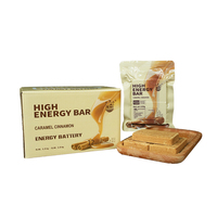 Barritas Energéticas BDH Hardtack, Nuevo Sabor a Caramelo y Canela, Sabor Dulce y Salado, Textura Dura