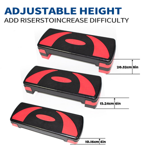 Nhà máy giá rẻ hơn Hot Bán có thể điều chỉnh thiết bị tập thể dục bước nền tảng tập thể dục Workout <span class=keywords><strong>Aerobic</strong></span> bước - Product Image 3