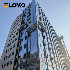 Façades en verre plein cadre modernes haut de gamme Eloyd pour gratte-ciel, mur-rideau en alliage d'aluminium avec film de protection, garantie 5 ans - Product Image 2