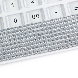 <span class=keywords><strong>Bling</strong></span> Kim Cương Rhinestone Mỏng Xách Tay Mini Máy Tính Năng Lượng Mặt Trời Năng Lượng Năng Lượng Pha Lê Bàn Phím Cung Cấp Điện Kép Bán Buôn - Product Image 6