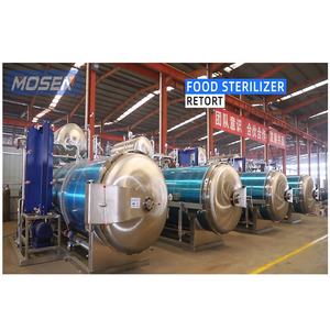 Petite cornue à vapeur alimentaire industrielle pour boîte de conserve de sardines - Product Image 5