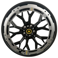 Jiangzao Vente chaude Jantes forgées sur mesure Aerodisc Aero Ring 2 pièces 17 18 19 20 21 22 23 24 pouces