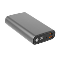 Prix de gros d'usine 15000mAh Led Display Powerbank Banque de charge de plus grande capacité PD65W Power Banks