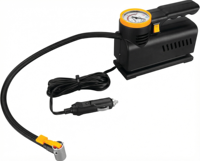 12V Tire Air Pump Compact Air Compressor with LED Light and Braided Hose