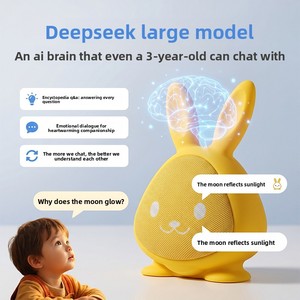 Jouets intelligents IA, machine d'apprentissage par dialogue vocal, machine de lecture pour l'éducation précoce des enfants, en silicone, alimentée par piles, sans fil - Product Image 2