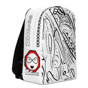 Cómics IW # Mochila Minimalista 45 para Niñas, Forro de Nailon Impermeable, Cierre de Cremallera, con Diseño de Dibujos Animados - Product Image 5