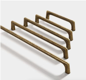 Maniglie Personalizzate in Lega di Zinco per Mobili, <span class=keywords><strong>Cucina</strong></span>, Cassetti e Armadi, Design Moderno in Oro Opaco e Nero - Product Image 3