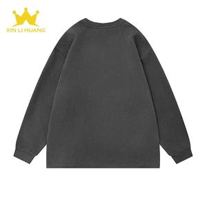 Sudadera de hombre <span class=keywords><strong>Cityboy</strong></span> de estilo techwear desestructurado, de imitación de ante liso, con franja reflectante, estilo minimalista Blockcore, bolsillo con cremallera, top informal - Product Image 6