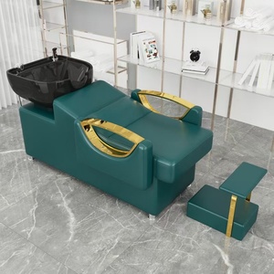 2024 Modern Design Barber Shop Furniture Metal Shampoo Sink Adjustable Hair Salon Wash Basin Chair Bedroom Living Room Massage - Product Image 6
