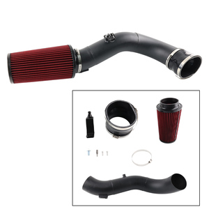 Système d'admission d'air froid |   Filtre à haut débit |   Améliorez les performances et la capacité de remorquage |   Compatible avec Ford F250 F350 F450 AIM017-R 2017-2019 - Product Image 1