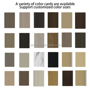 Simple y moderno para 4/6 personas, estación de trabajo, escritorio, partición, cubículo, muebles de oficina con juego de sillas, Panel de estilo de madera para uso en dormitorio - Product Image 5