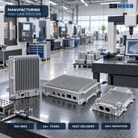 Boîtiers de télécommunications OEM moulés sous pression pour les applications de télécommunications et 5G avec usinage DFM et CNC