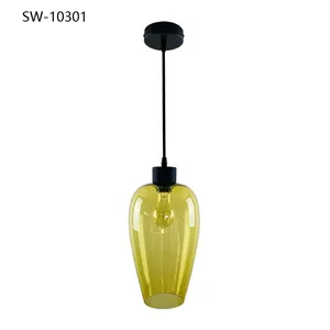 Globe Industrial Decor LED Lighting Fixtures Kitchen Restaurant Nordic Modern Hanging Glass Chandelier Pendant Light