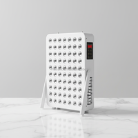 Lampe de luminothérapie rouge à double onde 100W 660nm 850nm, modèle QB70-PLUS, coque en aluminium, silencieuse, pour usage domestique et professionnel, certifiée US CE, directement de l'usine.