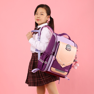 2024 enfants étanche en Nylon fermeture éclair sac à dos coussin d'air ceinture grande capacité unisexe <span class=keywords><strong>cartable</strong></span> pour garçons filles utilisation en plein air - Product Image 4