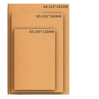 Benutzer definiertes Logo Kraft papier A4 Notizbuch Einfach A5 Schreib buch Gefüttertes Papier Gedrucktes Briefpapier Nähen Bindung Großer Notizblock im Format B5