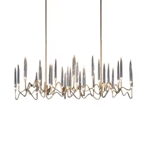 Lampu liontin populer gaya Amerika bahan tembaga kelas atas kustom - Product Image 5