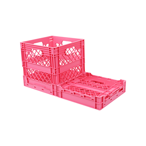 Cestini pieghevoli in plastica PP stile Ins per l'organizzazione e lo stoccaggio, contenitori pieghevoli per casa, cucina, camera da letto, bagno, ufficio - Product Image 1